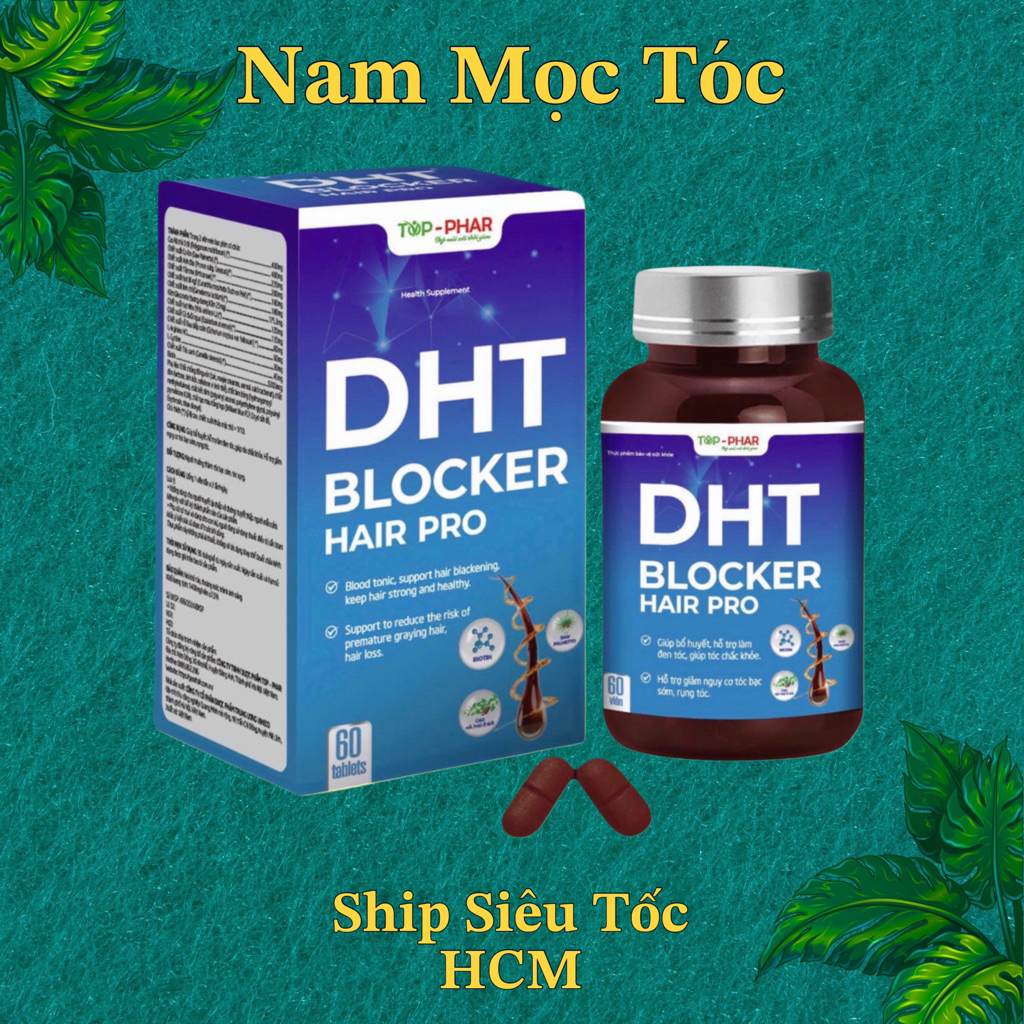 DHT BLOCKER HAIR PRO Chống DHT - Mọc tóc - Giảm Rụng