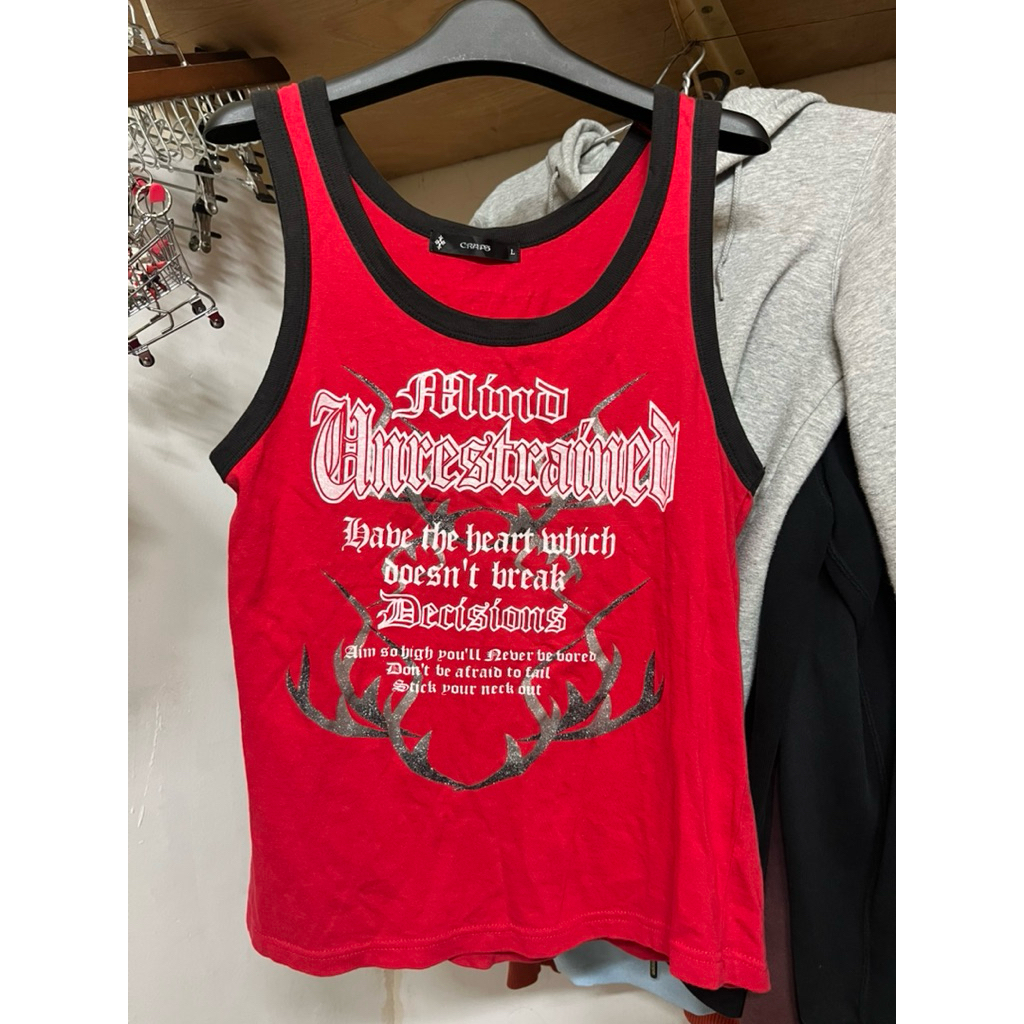 (2hand) Áo ba lỗ y2k style