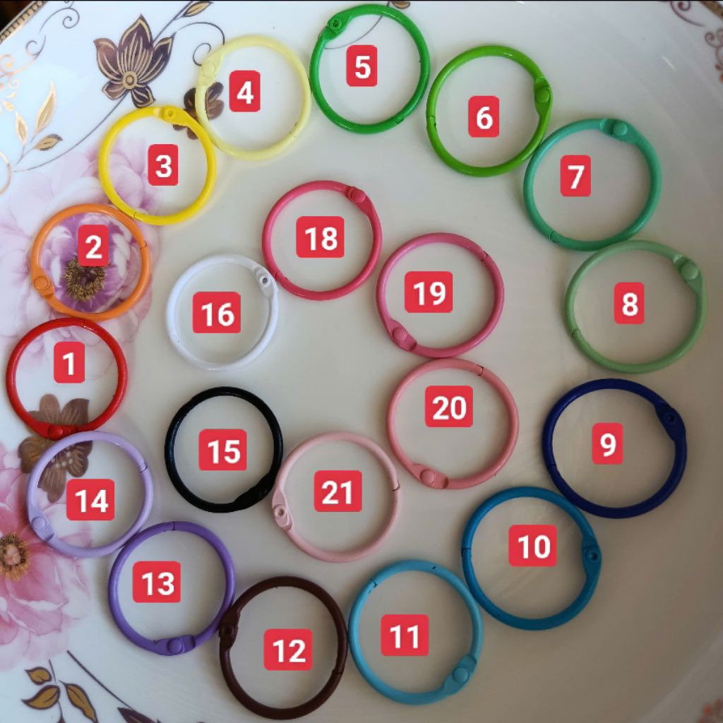 100c Khoen tròn 30mm, móc khóa tròn 30mm.