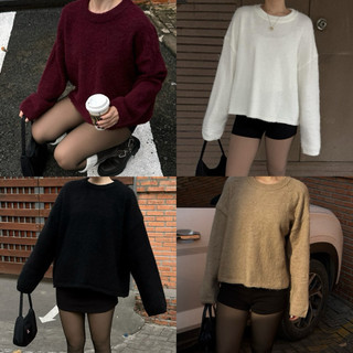  Áo sweater len xù  Có sẵn hoả tốc - Hình ảnh thật shop chụp  