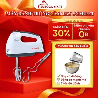 Máy đánh trứng cầm tay chính hãng SCARLET 7 tốc độ công suất 180W bảo hành 12 tháng