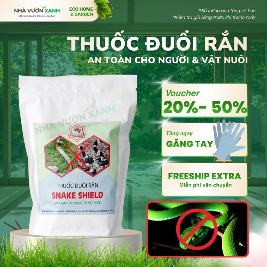 [HIỆU QUẢ 100%] Bột Đuổi Rắn SNAKE SHIELD – Xua Đuổi Rắn Rết Hiệu Quả | An Toàn Cho Người & Vật Nuôi