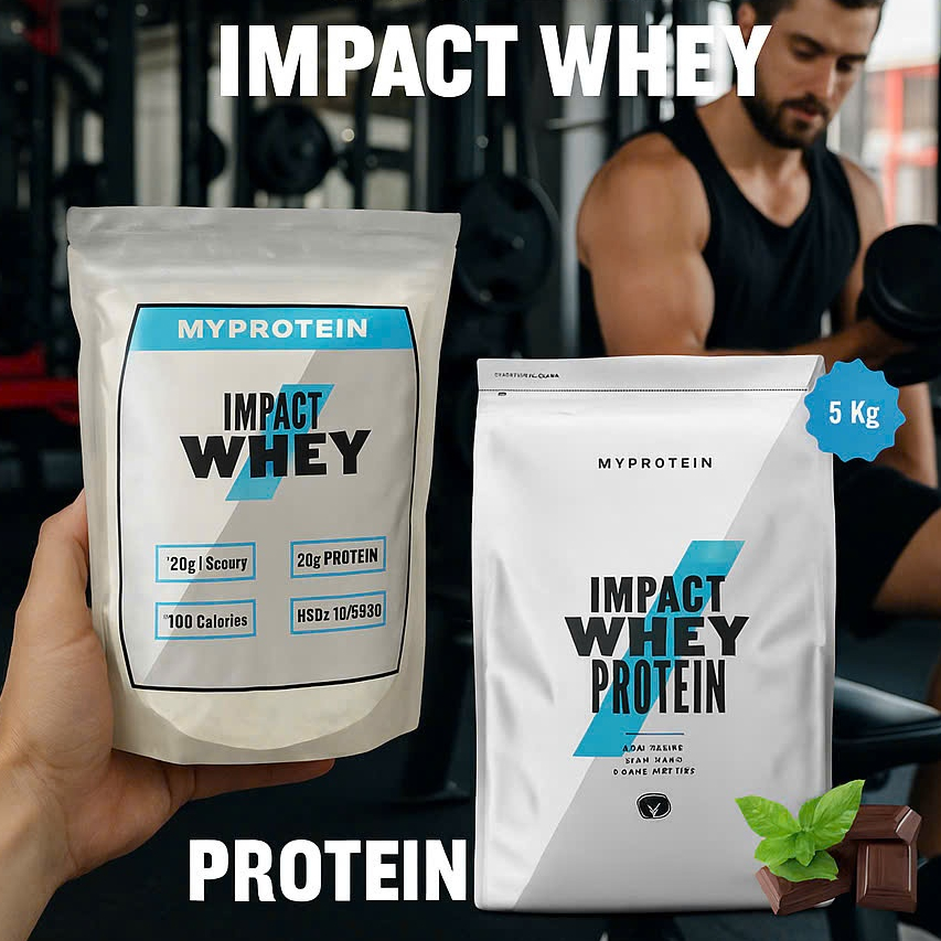 Bột Sữa Bổ Sung Dinh Dưỡng Myprotein - Impact Whey Protein 1kg (40 Servings) Bổ Sung Protein - Cream
