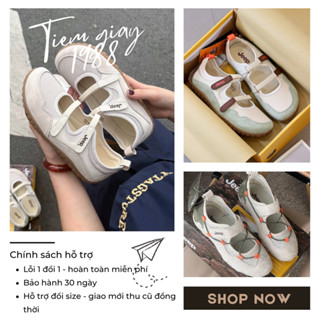 Giày Jeep Mary Jane The Spirit, Giày Búp Bê Đế Bệt Quai Dán Dành Nữ (CÓ HỖ TRỢ ĐỔI SIZE) || Mã 21
