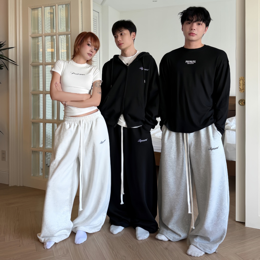 QUẦN DÀI NỈ VER 4 ỐNG RỘNG UNISEX EMPTI.CLUB QD-4