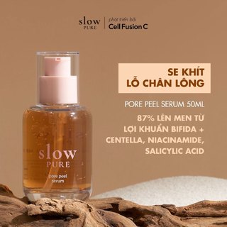  Serum Cải Thiện Thu Nhỏ Lỗ Chân Lông Slowpure Pore Peel Serum 50ML 