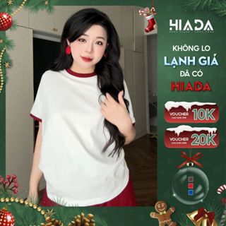  Áo thun nữ Babytee HIADA cổ tròn phối bo cao cấp chất liệu Cotton Quảng Châu  HIADA 25  