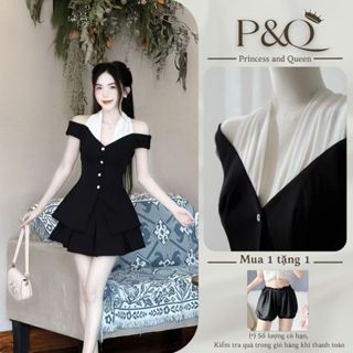  Set áo kèm chân váy mini nhiều tầng chất liệu goolthun sang chảnh có bigsize | set16 