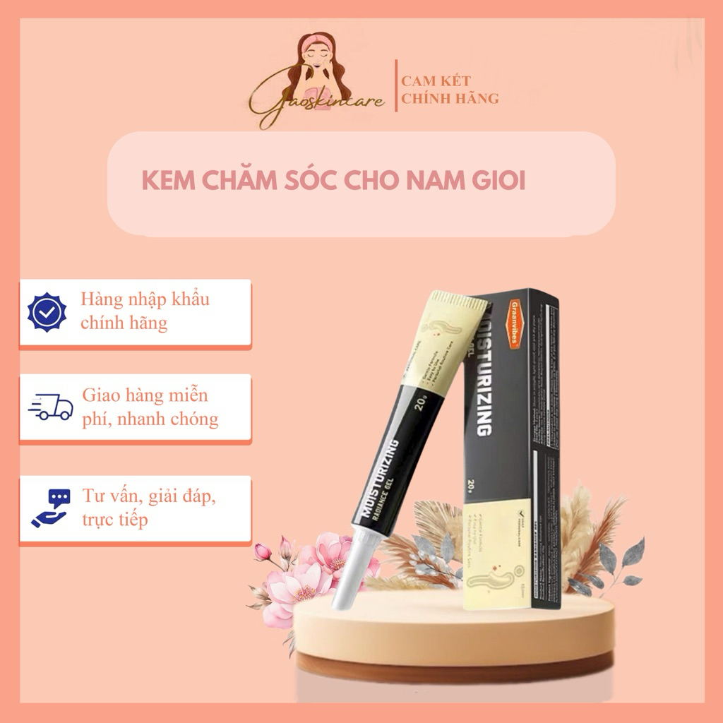 Gel Tuyến Tiền Liệt Nam Giới Greenvibes Prostate Gel Dưỡng Ẩm, Giảm Mệt Mỏi, Giảm Đau Chăm Sóc Hàng Ngày 20g