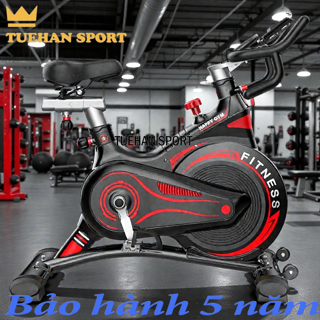 Xe Đạp Tập Thể Dục TUEHAN SPORT Fitness 508 509 Bánh Đà Kháng Từ Êm Ái Đồng Hồ Nhịp Tim Giảm Mỡ Bụng