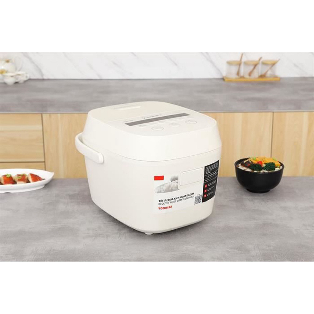 Nồi cơm điện tử Toshiba 1.8 lít RC-18DR5UVN(W)