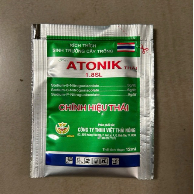 ATONIK - KÍCH RỄ NẢY MẦM ( 1 Gói 12ml) -Tăng khả năng sinh trưởng, ra hoa đậu quả
