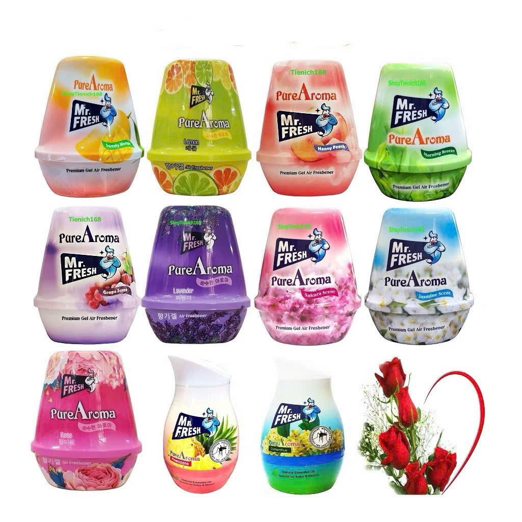 Sáp thơm phòng khử mùi PureAroma Mr. Fresh 220g