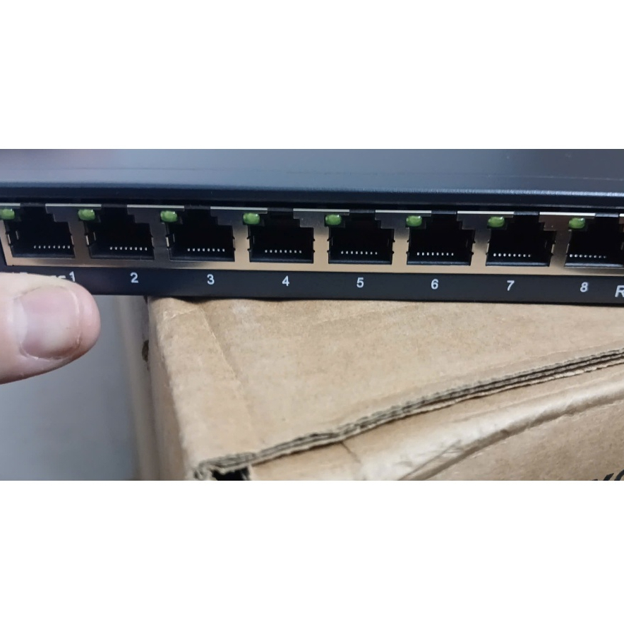 Bộ chia mạng Switch gigabyte 8 cổng thông minh, quản lý qua app ES208GC ( chính hãng)