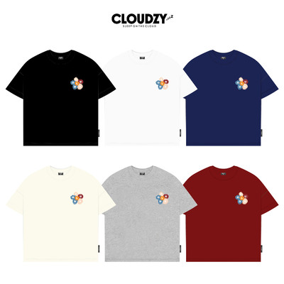 áo thun boxy CLOUDZY form boxy local brand in hình phối màu 100% cotton 250GSM dày dặn áo phông unisex nam nữ MIX