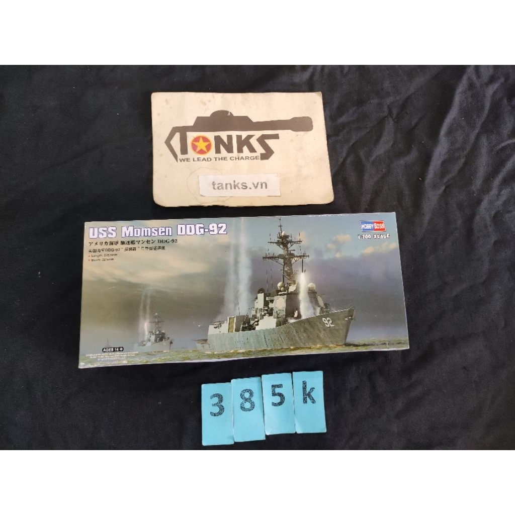 Bộ kit lắp ráp tàu chiến DDG-92 1/700