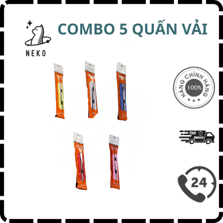 [ Combo ] 5 quấn cán vải sale 20%