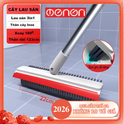 Cây Chà Sàn Nhà Tắm Đa Năng 3 trong 1 - Có thể tháo rời - OENON