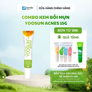   Combo 3 tuýp kem mụn Yoosun Acnes góp phần ngăn ngừa và giảm mụn mờ thâm 