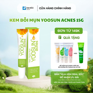  Kem mụn Yoosun Acnes làm sạch bã nhờn góp phần ngăn ngừa và làm giảm mụn - Tuýp 15g   