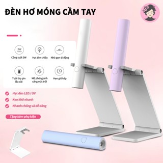  Máy hơ gel tích điện K3 chính hãng 3W - Đèn hơ móng nail mini cầm tay 1 ngón tiện lợi 