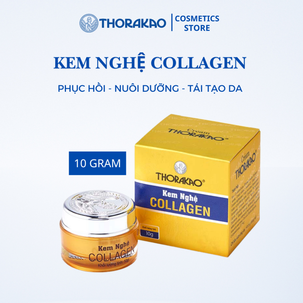 Kem Nghệ Collagen THORAKAO Chính Hãng Giúp Da Mặt Căng Bóng, Mềm Mịn, Trẻ Trung 10GR