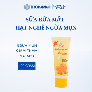 Sữa Rửa Mặt Hạt Nghệ THORAKAO Chính Hãng Hỗ Trợ Ngừa Mụn Giảm Thâm 100GR 