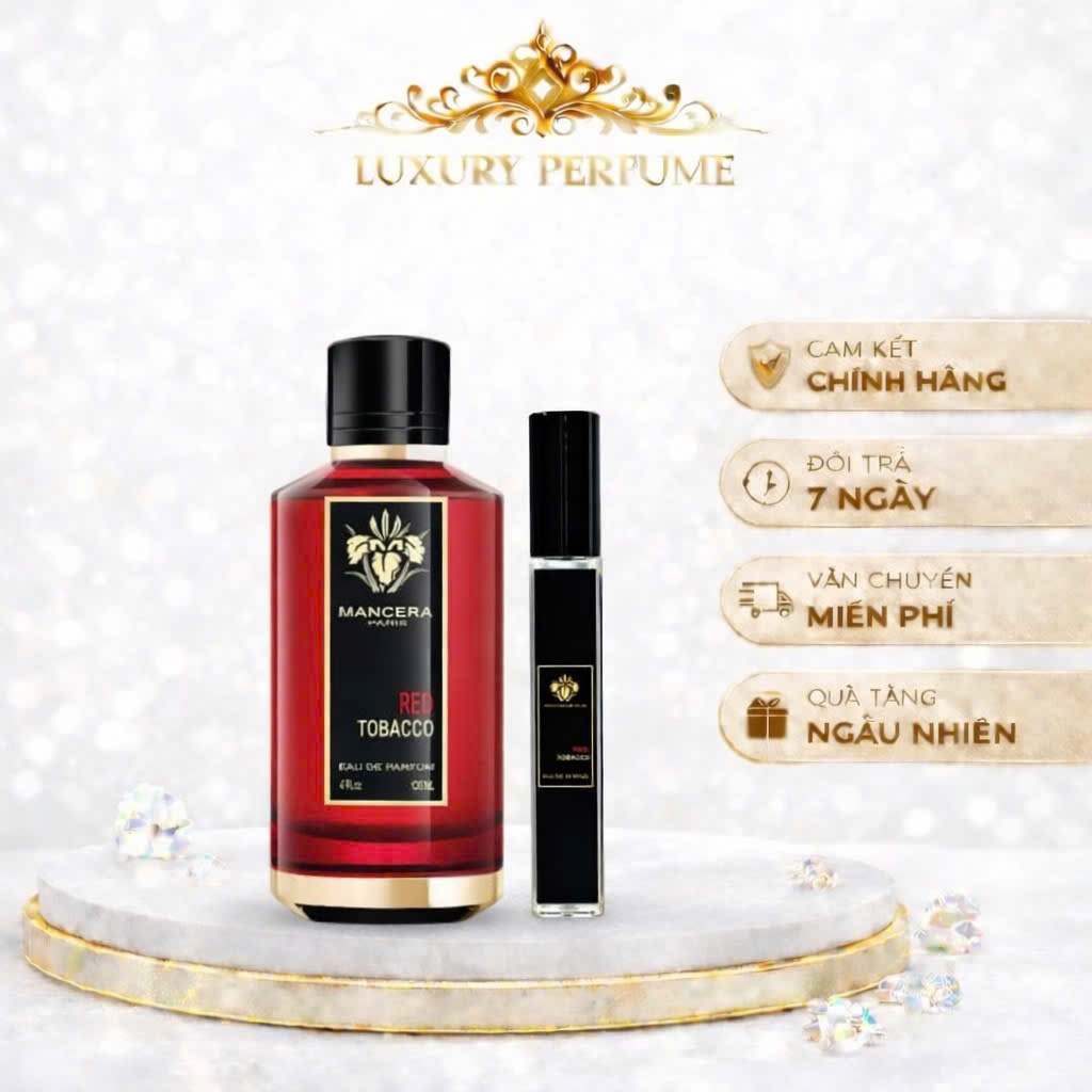Nước hoa nam chiết 10ml 𝑴𝒂𝒏𝒄𝒆𝒓𝒂 𝑹𝒆𝒅 𝑻𝒐𝒃𝒂𝒄𝒐 𝑬𝑫𝑷 nồng ấm và thanh cay
