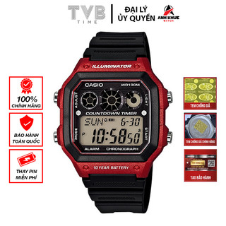 Đồng hồ nam casio standard ae-1300wh-4avdf, size 42mm, hàng chính hãng anh khuê - tvb time
