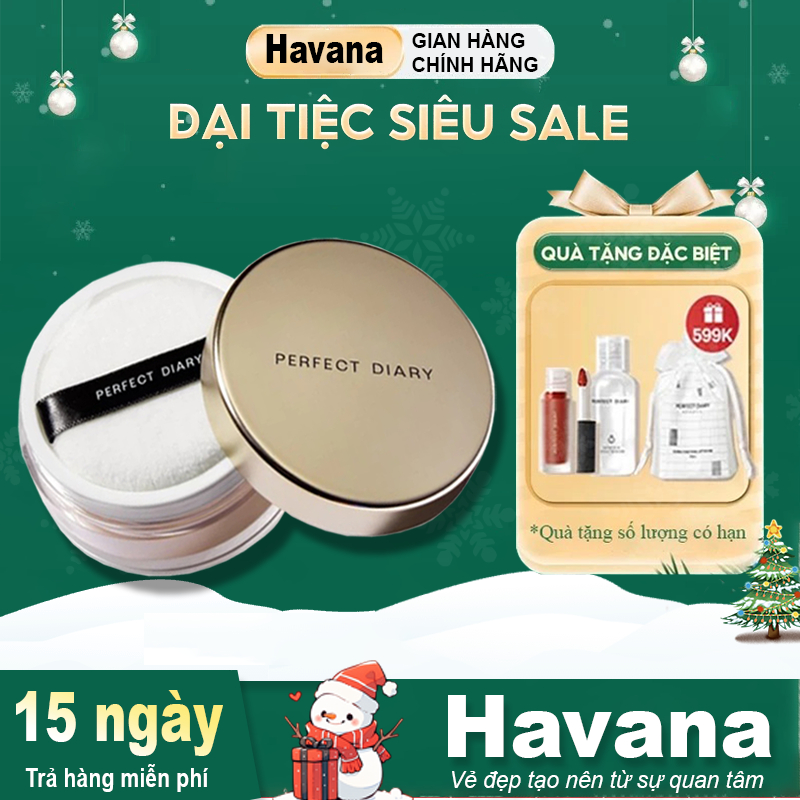 PHẤN PHỦ PERFECT DIARY WEIGHTLESS SOFT VELVET BLURRING LOOSE POWDER - 7g