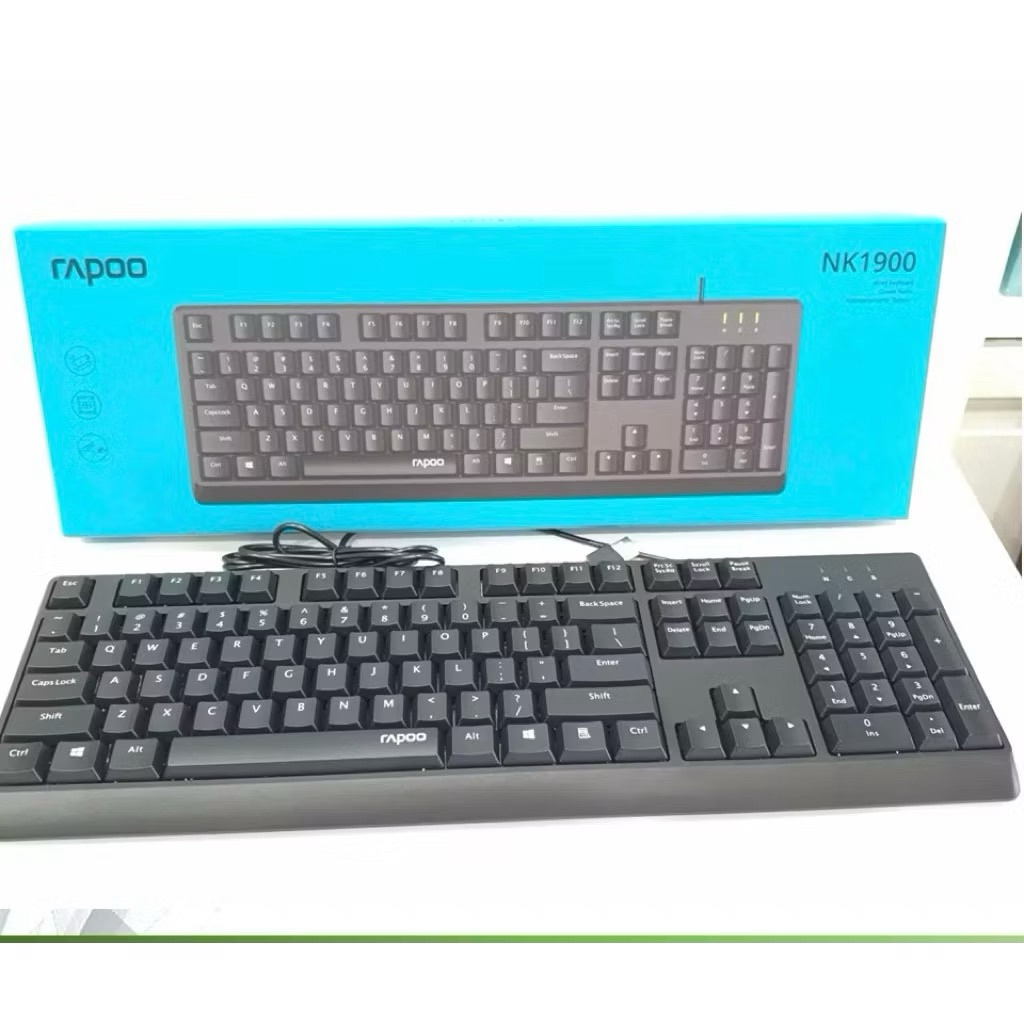 Bàn phím vó dây rapoo NK1900 (Màu đen)
