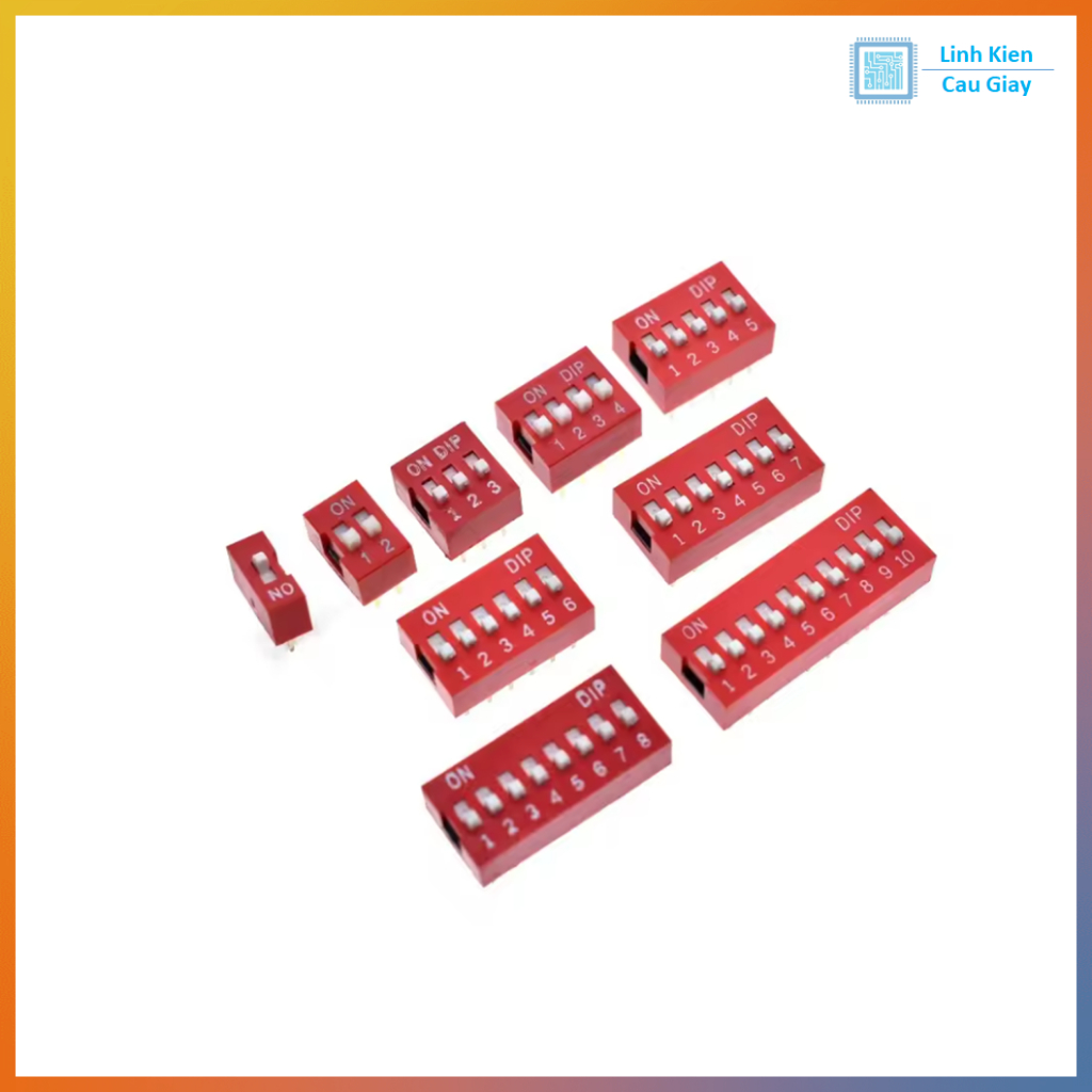 Công tắc bit đứng 2.54mm (DIP Switch chân cắm)