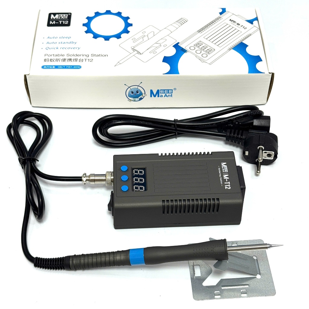 Trạm Hàn T12 MaAnt M-T12 Cầm Tay Gia nhiệt Nhanh Điều Chỉnh Chính Xác Dùng Mũi T12
