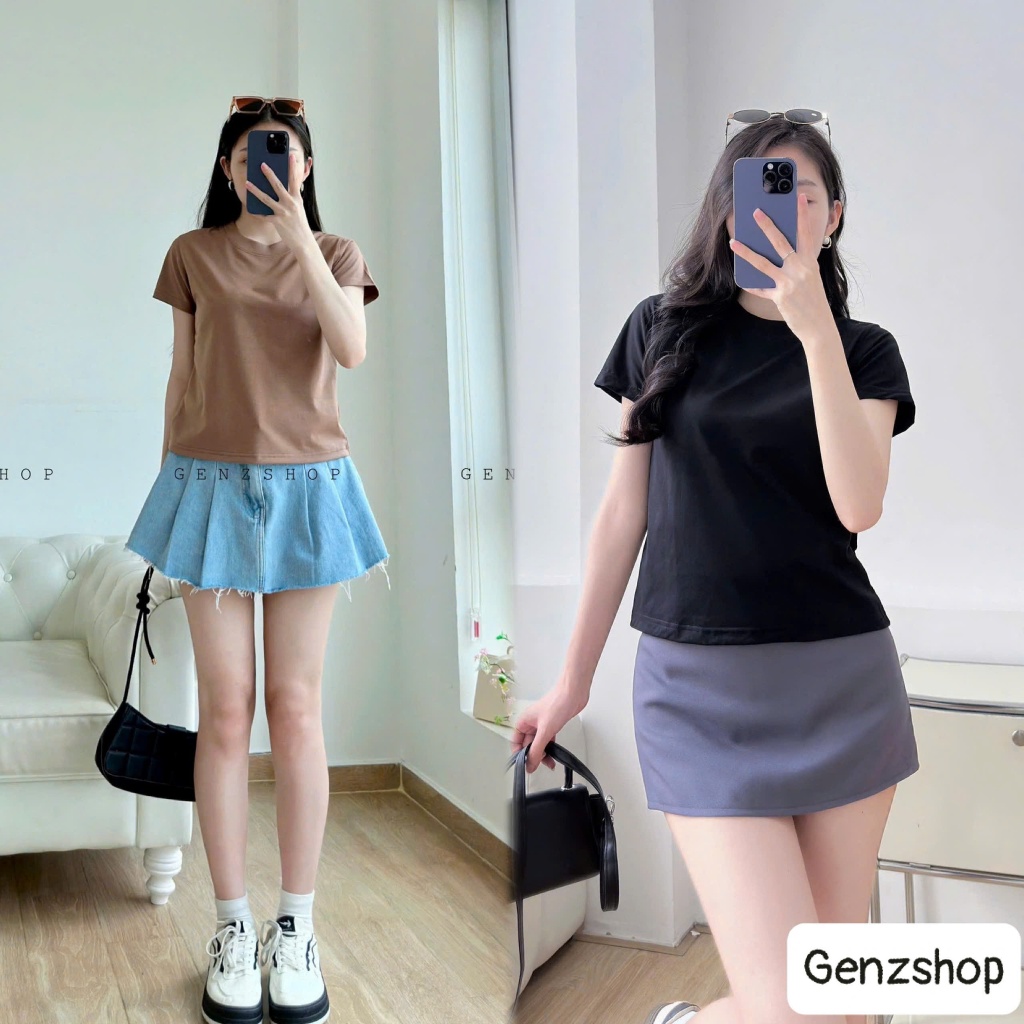 ÁO THUN BABY TEE TRƠN FULL BẢNG MÀU BST2026 DỄ PHỐI ĐỒ | BigBuy360 - bigbuy360.vn
