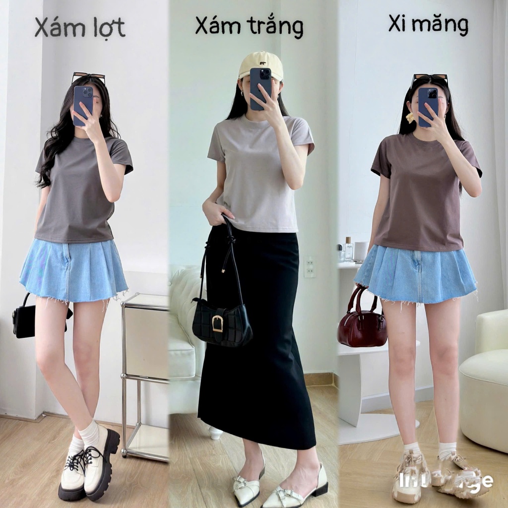 ÁO THUN BABY TEE TRƠN FULL BẢNG MÀU BST2026 DỄ PHỐI ĐỒ | BigBuy360 - bigbuy360.vn