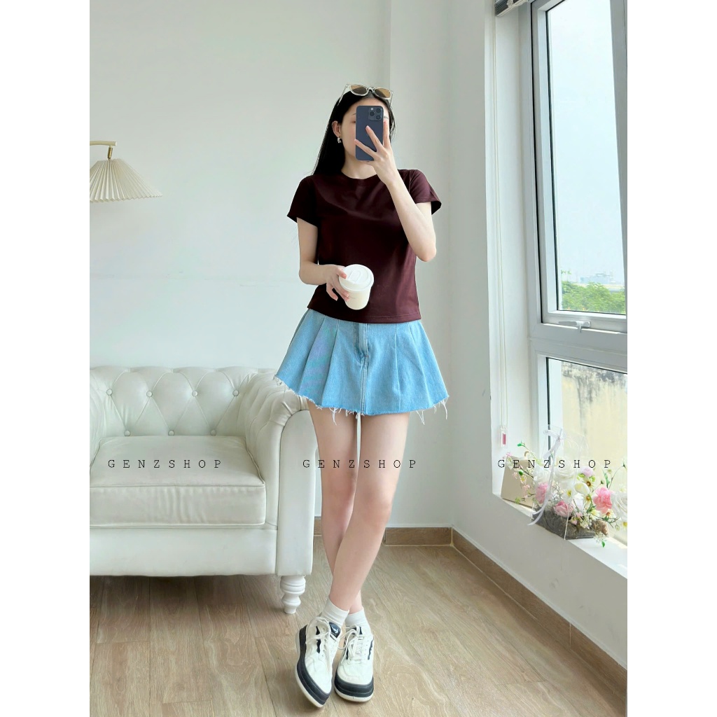 ÁO THUN BABY TEE TRƠN FULL BẢNG MÀU BST2026 DỄ PHỐI ĐỒ | BigBuy360 - bigbuy360.vn