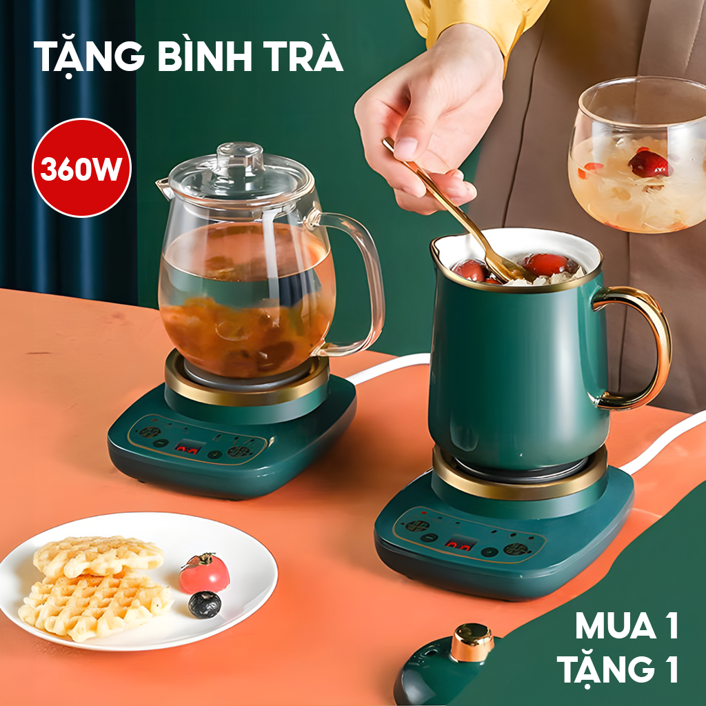 [MỚI VỀ] Cốc Chưng Yến Đa Năng, Dung tích 500/ 600/ 800ml, Cốc Điện Đa Năng Tăng Bình Trà Thủy Tinh