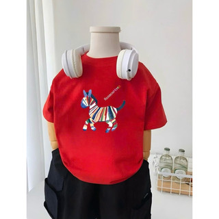 Áo thun trẻ em nam nữ cao cấp Ngựa 2026 vải cotton 100%