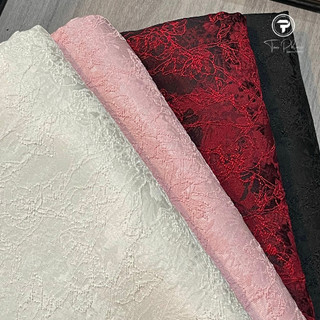 Vải Gấm Đan Hoa Tân Phước Gấm Họa Tiết Nổi, Gấm Cao Cấp Sang Trọng May Áo Dài, Bộ Bà Ba, Vest Thiết Kế