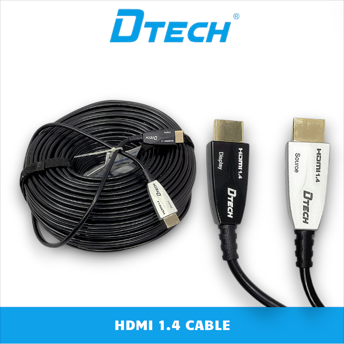 Cáp HDMI 1.4 Sợi Quang Độ Phân Giải 4K @30Hz DTECH Dài Từ 43m Đến 60m HF558, HF-560, HF-562, HF-563