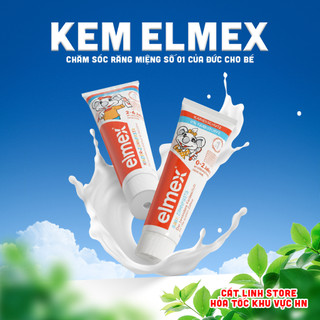  Kem đánh răng Elmex trẻ em kem đánh răng y tế cho các bé mọi độ tuổi - Hàng nội địa Đức 