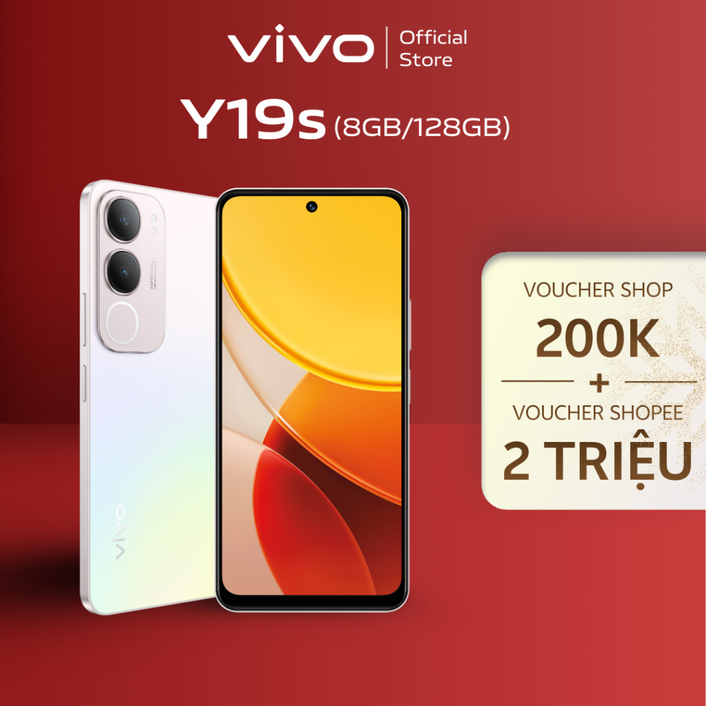 Điện thoại vivo Y19s - 1 Đổi 1 trong tháng đầu tiên - Bảo hành chính hãng 12 tháng