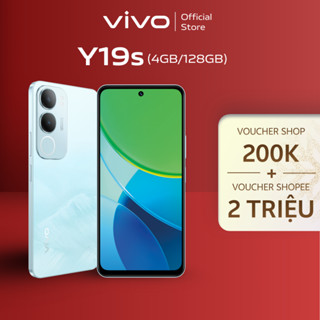  Điện thoại vivo Y19s  4GB 128GB  - 1 Đổi 1 trong tháng đầu tiên - Bảo hành chính hãng 12 tháng 