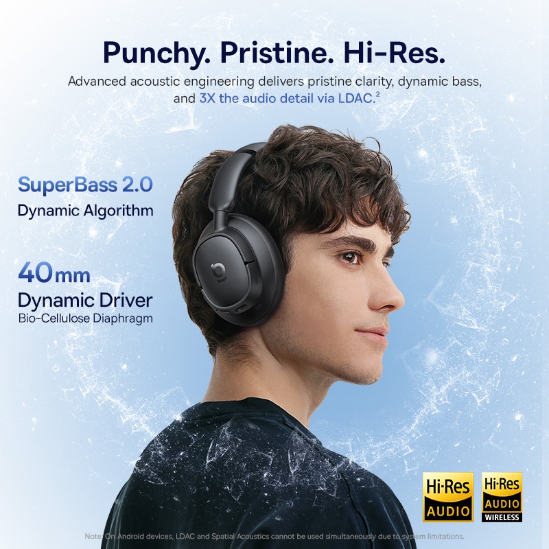 Tai Nghe Chụp Tai Baseus Bass BH1 NC Bluetooth 6.0 5 Micro AI Hi-Res Audio - Wireless SuperBass 2.0 | BigBuy360 - bigbuy360.vn