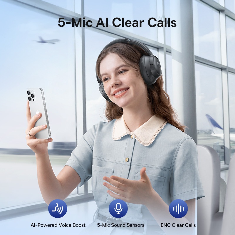 Tai Nghe Chụp Tai Baseus Bass BH1 NC Bluetooth 6.0 5 Micro AI Hi-Res Audio - Wireless SuperBass 2.0 | BigBuy360 - bigbuy360.vn