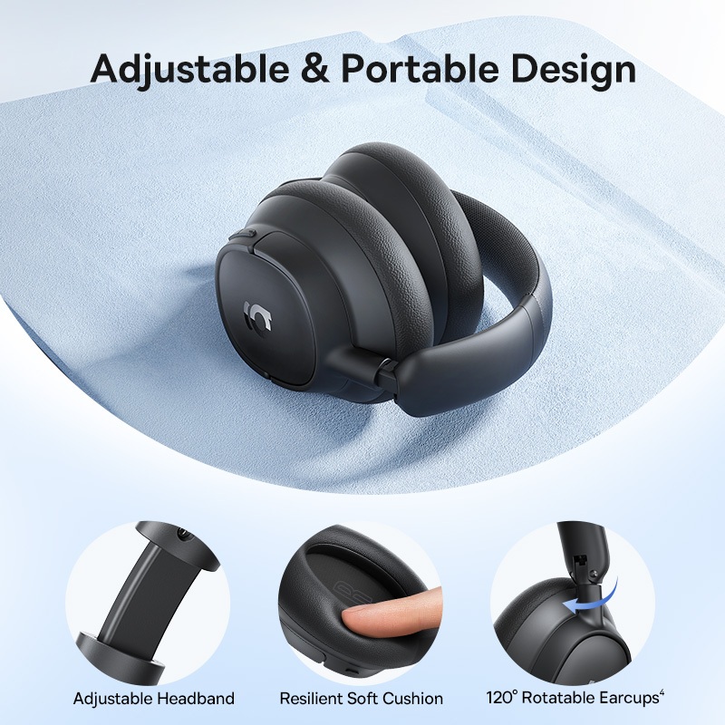 Tai Nghe Chụp Tai Baseus Bass BH1 NC Bluetooth 6.0 5 Micro AI Hi-Res Audio - Wireless SuperBass 2.0 | BigBuy360 - bigbuy360.vn