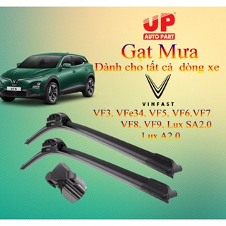 Gạt mưa ôtô dành cho tất cả dòng xe VINFAST VF3, VFe34, VF5, VF6,VF8, Fadil, LIMO GREER- Xương mềm Silicone -Up Part OEM