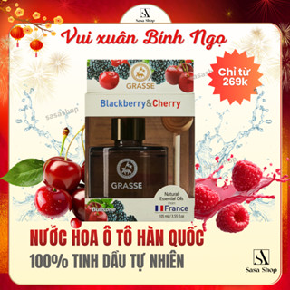 Grasse – Nước Hoa Ô Tô NHẬP KHẨU HÀN QUỐC Cao Cấp, Tinh Dầu Tự Nhiên 100%, Khử Mùi Xe Hơi Lưu Lâu