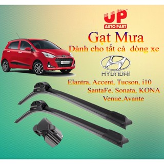 Gạt mưa dành tất cả dòng xe HYUNDAI i10, Elantra, Sonata, Accent, SantaFe, Tucson, Stargazer, Kona  - Xương mềm - OEM
