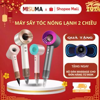 Máy sấy tóc Misuma 2 chiều nóng lạnh công suất lớn 2300W nhanh khô tóc, 3 chế độ sấy chăm sóc tóc chuẩn salon